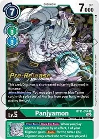 Panjyamon (Dimensional Phase Pre-Release Cards)