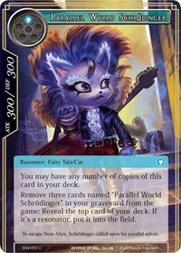Parallel World Schrodinger (The Strangers of New Valhalla) — Force of Will Card Value