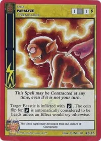 Paralyze (Caster's Cup Promo Cards)