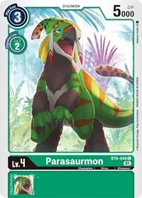 Parasaurmon (Double Diamond) — Digimon Card Game Card Value