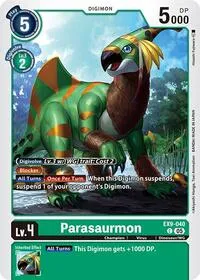 Parasaurmon (Versus Monsters) — Digimon Card Game Card Value