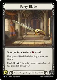 parry blade (Blitz Deck: Heavy Hitters - Olympia)