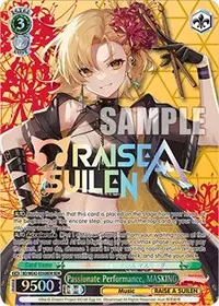 Passionate Performance MASKING BDR (BanG Dream! Girls Band Party! Countdown Collection Premium Booster)