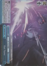 Past Name Parallel Foil (Sword Art Online II) — Weiss Schwarz Card Value