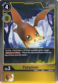Patamon P 005 (Digimon Promotion Cards) — Digimon Card Game Card Value
