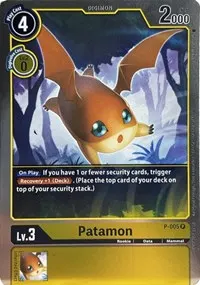 Patamon P 005 (Digimon Promotion Cards)