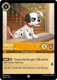 Patch Intimidating Pup (Into the Inklands) — Lorcana TCG Card Value