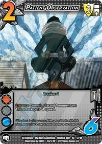 Patient Observation (UniVersus: My Hero Academia: Heroes Clash)