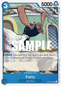 Patty (Pillars of Strength Pre-Release Cards) — One Piece Card Game Card Value