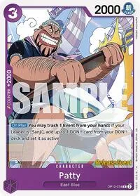Patty (Legacy of the Master Release Event Cards) — One Piece Card Game Card Value