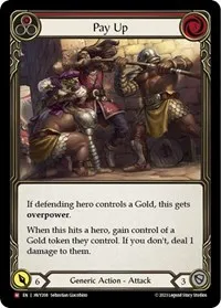 pay up (Heavy Hitters) — Flesh & Blood TCG Card Value