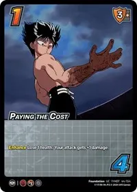 Paying the Cost (Yu Yu Hakusho: Dark Tournament)