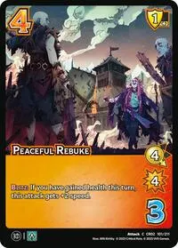 Peaceful Rebuke (Critical Role: Heroes of Exandria)