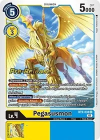 Pegasusmon (X Record Pre-Release Cards) — Digimon Card Game Card Value