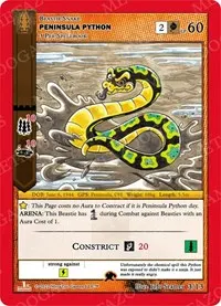 Peninsula Python (Wilderness: First Edition Release Event Deck)