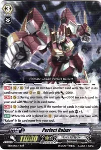 Perfect Raizer (EB01 - Comic Style Vol. 1) — Cardfight Vanguard Card Value