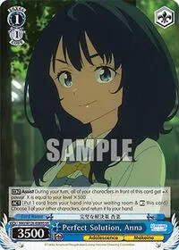Perfect Solution Anna SR (Makeine: Too Many Losing Heroines!) — Weiss Schwarz Card Value