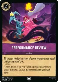 Performance Review (Whispers in the Well) — Lorcana TCG Card Value