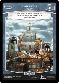 Perseverance U74 AT (Attack on Titan)