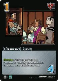 Persuasive Talent (Critical Role: Heroes of Exandria)