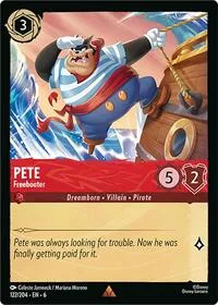 Pete Freebooter (Azurite Sea) — Lorcana TCG Card Value