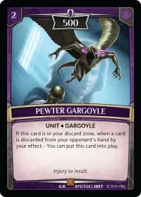 Pewter Gargoyle (Betrayal)
