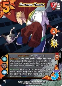 Phantom Threat (UniVersus: My Hero Academia: Undaunted Raid) — UniVersus Card Value