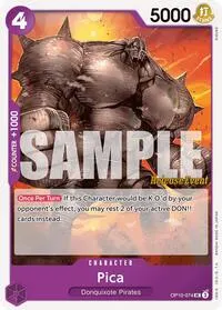 Pica (Royal Blood Release Event Cards)