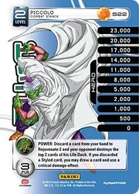 Piccolo Combat Stance Rainbow Parallel Foil (Panini: Set 1)