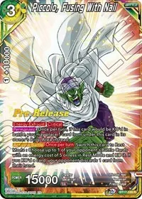 Piccolo Fusing With Nail (Ultimate Squad Pre-Release Cards)