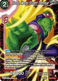 Piccolo Master Student Technique (Power Absorbed)