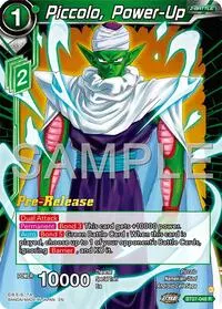 Piccolo Power Up (History of Z Pre-Release Cards)