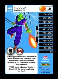 Piccolo Revitalized High Tech Foil (Panini: Evolution)