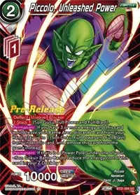 Piccolo Unleashed Power (Wild Resurgence Pre-Release Cards)