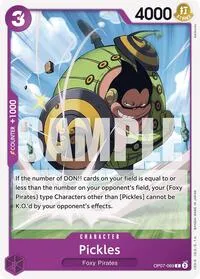 Pickles (500 Years in the Future) — One Piece Card Game Card Value