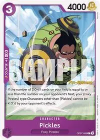 Pickles (500 Years in the Future Pre-Release Cards)