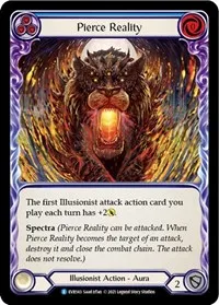 Pierce Reality (Everfest) — Flesh & Blood TCG Card Value