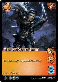 Piercing Dagger Strike (Challenger Series: Vox Machina and Mighty Nein) — UniVersus Card Value