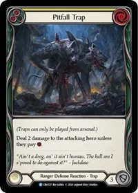 Pitfall Trap (Crucible of War) — Flesh & Blood TCG Card Value