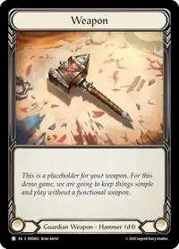 Placeholder Weapon (Welcome Deck Bravo)