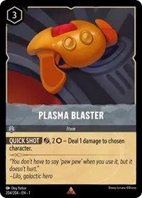 Plasma Blaster (The First Chapter) — Lorcana TCG Card Value