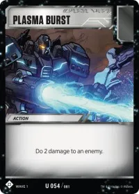 Plasma Burst (Wave 1) — Transformers TCG Card Value
