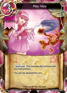 Play Nice (The Magic Battle Begins) — The Caster Chronicles Card Value
