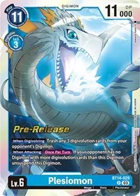 Plesiomon (Blast Ace Pre-Release Cards) — Digimon Card Game Card Value