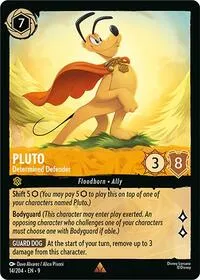 Pluto Determined Defender (Fabled) — Lorcana TCG Card Value