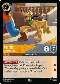 Pluto Tried and True (Disney Lorcana Promo Cards)