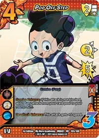 Pop Off Step (UniVersus: My Hero Academia) — UniVersus Card Value