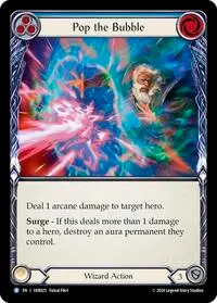Pop the Bubble Blue (Blitz Deck: Rosetta - Verdance)