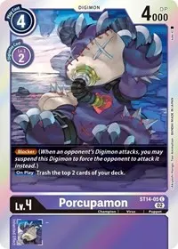 Porcupamon (Starter Deck 14: Beelzemon Advanced Deck Set)