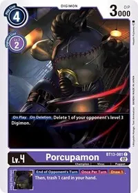 Porcupamon (Versus Royal Knights)